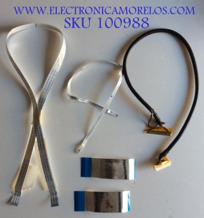KIT DE CABLES PARA TV VIZIO / AWM20861 / E129545 / LVDS / MODELO VX37L HDTV