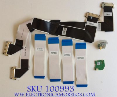 KIT DE CABLES PARA TV VIZIO / 750.00609.0011 / 750.00601.0011 / 750.00602.0011 / MODELO P552UI-B2 LWZJRNAQ