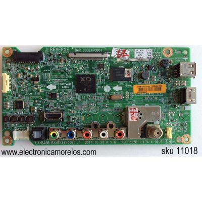 MAIN / LG EBT62841578 / EAX65391006(1.1) / EBR77616661 / PANEL LC470DUE (FG)(A4) / SUSTITUTAS EBT62841583 / EBT62841561 / EBT62841576 / EBT62841558 / EBT62841571 / EBT62841587 / MODELOS 47LB5900-UV.BUSWLJR / 47LB5900-UV.BUSWLQR