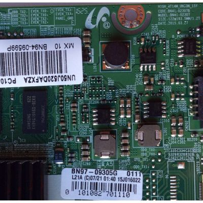 MAIN PARA TV SAMSUNG / NUMERO DE PARTE BN94-09599P / BN41-02307B / BN97-09305G / BN97-10148A / BN9409599P / PARTE SUSTITUTA BN94-11798L / PANEL´S CY-JJ050BGNV2H / CY-JJ050BGNV1H / MODELOS UN50J520 / UN50J520DAFXZA JD03 / UN50J520DAFXZA ID01 - Imagen 2