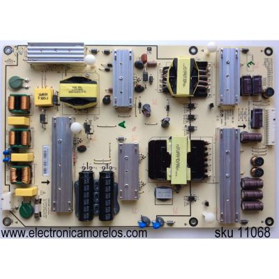 FUENTE DE PODER PARA TV VIZIO / NUMERO DE PARTE 09-60CAP0A0-00 / 1P-1156800-1010 / CAN00 PW BD / PANEL S600DUA-1 / MODELOS E60U-D3 LFTRURAS / E60U-D3 L3TRURAS / E65U-D3 LFTIUHAS