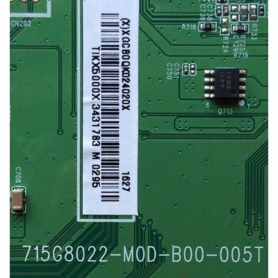 MAIN PARA TV VIZIO / NUMERO DE PARTE XGCB0QK024 / 715G8022-M0D-B00-005T / 715G8022-M01-B00-005T / 756TXGCB0QK024 / PANEL TPT600U2-EQLSJA.G REV:S5A / DISPLAY LC600EQL (SJ)(A5) / MODELO M60-D1 / M60-D1 LTM7UYBS - Imagen 2