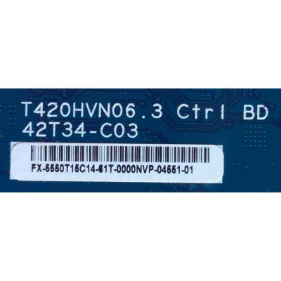 T-CON / HISENSE 55.50T15.C14 / 5550T15C14 / T420HVN06.3 CTRL BD / 42T34-C03 / PANEL´S HD500DF-B54(020)\T1\B1\S28\GM\ROH / HD500DF-B54(020)/B1/T1/S33/GM/ROH / MODELOS LC-50N4000U / 50H5C / 50H4D - Imagen 2