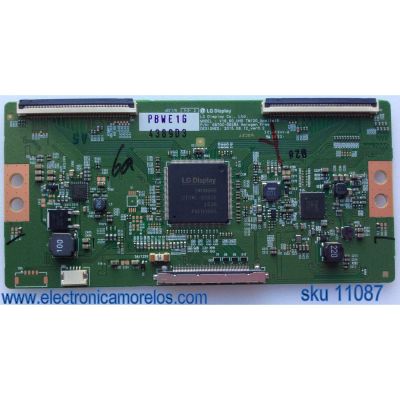 T-CON / LG 6871L-4389D / 6870C-0628A / 4389D / MODELO 60UH6090-UF.BUSWLJR / PANEL LC600EGE(FJ)(M3)	