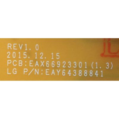 FUENTE DE PODER / LG EAY64388841 / EAX66923301(1.3) / 64388841 / MODELO 60UH6090-UF.BUSWLJR / 65UH6150-UB.BUSWLJR / PANEL LC600EGE(FJ)(M3) - Imagen 2