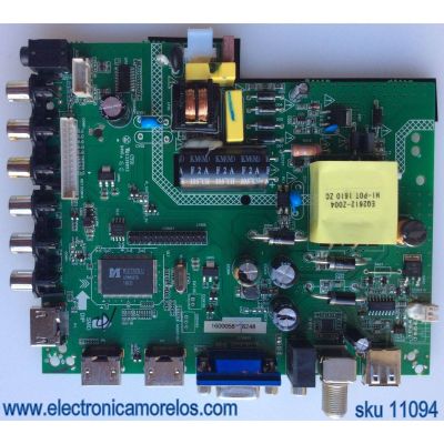 MAIN FUENTE COMBO ORIGINAL PARA TV PROSCAN / NUMERO DE PARTE1600058 / 1600057 / 160005 / ZP.VST.3393.A / MODELO PLDED3996A-E / PANEL XYD390BA01 / LC390TA2A