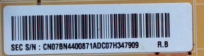 FUENTE DE PODER / SAMSUNG BN44-00871A / BN4400871A / L40E1_KDY / MDOELO UN40K6250AFXZA FA01 / PANEL CY-VK040BGLV3H	 - Imagen 2