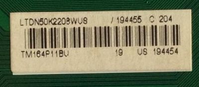 MAIN / SHARP 194455 C  / LTDN50K2208WUS / RSAG7.820.6400/ROH / MODELO LC-50N4000U / PANEL HD500DF-B54(020)	 - Imagen 2
