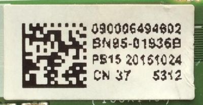 T-CON PARA TV SAMSUNG / NUMERO DE PARTE BN95-01936B / BN41-02297A / BN9501936B / PANEL CY-GJ040HGLVDH / CY-GJ040HGLVGH / MODELOS UN40JU6100 / UN40JU6100FXZA TH01 / UN40JU6400 / UN40JU6400FXZA UH01 / UN40JU6400FXZA UH02 / UN40JU6500 / UN40JU6500FXZA TD02 - Imagen 2