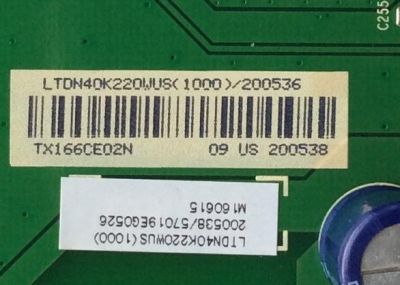 MAIN FUENTE (COMBO) PARA TV HISENSE / NUMERO DE PARTE 200538 / 200536 / RSAG7.820.6834/ROH / LTDN40K220WUS / PANEL HD400DF-E32\S5\GM\ROH / MODELO 40H5B - Imagen 2