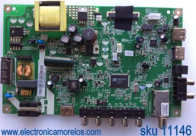 MAIN FUENTE ((COMBO)) PARA TV VIZIO / NUMERO DE PARTE 3639-0182-0150 / 0171-2271-5647 / 3639-0182-0395 / 363901820150 / PANEL T390XVN01.0 / MODELO D39H-C0 / D39H-C0 LAUATCAR