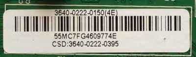 MAIN / VIZIO 3640-0222-0150 / 0171-2272-6154 / 3640-0222-0395 / MODELO E40-D0 LAUSTXBS / PANEL LSC400HN02-801	 - Imagen 2