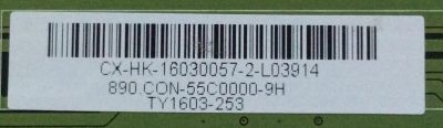 T-CON / SANSUI 890.CON-55C0000-9H / HI-CC-U-C-550-05 / HK-Z.CX4750V41 / MODELO SLED5515W / PANEL X550DLEDM	 - Imagen 2