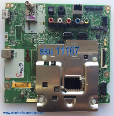MAIN PARA TV LG / NUMERO DE PARTE EBT64256022 / EAX66943504 / EAX66943504(1.0) / PANEL NC430DGE-SADP3 / MODELO 43UH610A-UJ / 43UH610A-UJ.BUSWLOR
