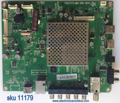 MAIN / VIZIO 756TXFCB02K0520 / XFCB02K052020Q / 715G7573-M01-000-004Y / (Q)XFCB02K052020Q / BPFF7AKXC / MODELO D32-D1 LTTUUKAR / PANEL TPT315B5-FHBN0.K REV:S4940B	