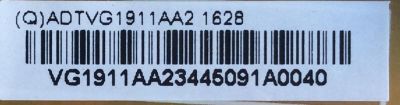 FUENTE DE PODER / VIZIO ADTVG1911AA2 / 715G8095-P02-001-002S / (Q)ADTVG1911AA2 / VG1911AA2 / MODELO D40U-D1 / D40U-D1 LTTETVHS - Imagen 2
