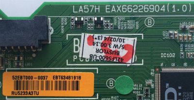 MAIN / LG EBT63481918 / EAX66226904(1.0) / PANEL LC420DUE (MG)(AQ) / MODELOS 42LF5600-UB.BUSYLJR / 42LF5600-UB.BUSYLOR - Imagen 2