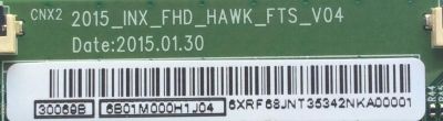 T-CON / SAMSUNG BN96-30069B / 30069B / 2015_INX_FHD_HAWK_FTS_V04 / MODELO UN65J6200AFXZA IH02 / PANEL CY-DJ065CGNV1H	 - Imagen 2