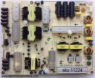FUENTE DE PODER / VIZIO 09-80CAS070-00 / 1P-1161800-1010 / CAS07 / PANEL S800FUA-2 / MODELOS M80-D3 LFTRVFAS / M80-D3 LFTRVFBS