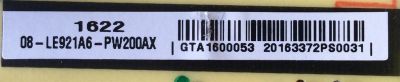 FUENTE DE PODER PARA TV TCL / NUMERO DE PARTE 08-LE921A6-PW200AX / 40-LE9226-PWE1CG / LE921 / E148158 / PANEL'S LVU550CS0T-E1 / LVU500ND1L / MODELOS 50UP120 / 50UP120TBAA / 55UP120 / 55VS57 - Imagen 2