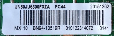 MAIN PARA TV SAMSUNG / NUMERO DE PARTE BN94-10519R / BN41-02344D / BN97-10062C / BN9410519R / PANEL CY-GJ050HGNV3H / MODELO UN50JU6500 / UN50JU6500FXZA IH02 - Imagen 2