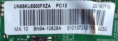MAIN PARA TV SAMSUNG / NUMERO DE PARTE BN94-10828A / BN41-02528A / BN97-10985A / BN9410828A / PANEL CY-WK065HGLV1H / MODELOS UN65KU6500 / UN65KU6500FXZC / UN65KU6500FXZA FA01 - Imagen 2