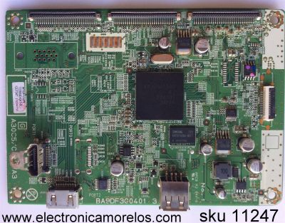 MAIN DIGITAL / EMERSON A1DFCUH / BA9DF3G0401 Z_3 / SUSTITUTA A1DF7UH / MODELO LD320EM2 DS3 / PANEL UK32MXL	