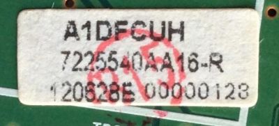 MAIN DIGITAL / EMERSON A1DFCUH / BA9DF3G0401 Z_3 / SUSTITUTA A1DF7UH / MODELO LD320EM2 DS3 / PANEL UK32MXL	 - Imagen 2