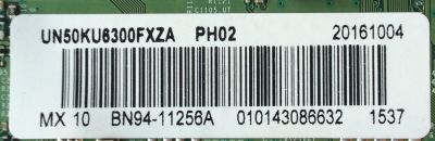 MAIN PARA TV SAMSUNG / NUMERO DE PARTE BN94-11256A / BN41-02528A / BN97-11628A / BN9411256A / PANEL CY-GK050HGNVCH / MODELOS UN50KU6300 / UN50KU6300FXZA DD06 / UN50KU6300FXZA DB02 / UN50KU6300FXZA DE07 / UN50KU6300FXZA DJ04 - Imagen 2