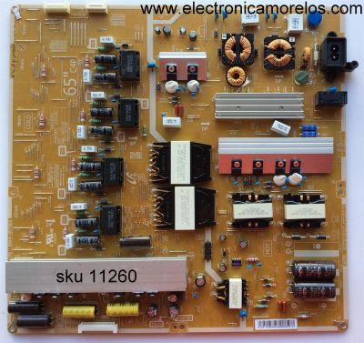 FUENTE DE PODER / SAMSUNG BN44-00780A / L65C4P_EHS / MODELO UN65KU6500FXZA FA01 / PANEL CY-VH065FSLV6H	