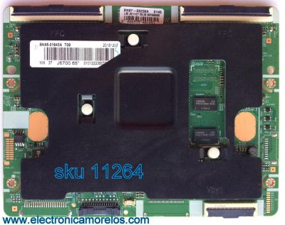 T-CON / SAMSUNG BN95-01943A / BN97-09230A / MODELO UN65JU6700FXZA TD01 / PANEL CY-WJ065HGLV1H / DISPLAY LSF650FN02-K01