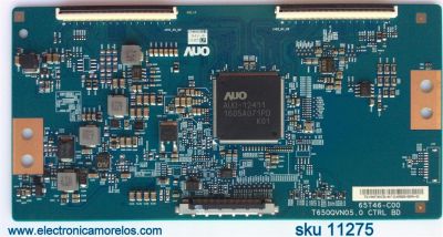 T-CON / VIZIO 55.65T46.C01 / 5565T46C01 / T650QVN05.0 CTRL BD / 65T46-C00 / MODELO D65U-D2 LWJAUDAR / PANEL T650QVF07.0	