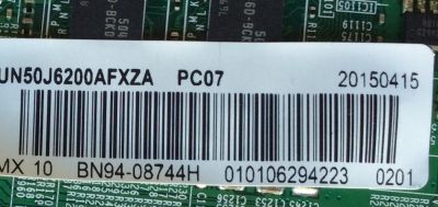 MAIN PARA TV SAMSUNG / NUMERO DE PARTE BN94-08744H / BN41-02245A / BN97-09756Z / BN9408744H / PANEL´S DH500CGA-B1-BB01 / T500HVF06.4 / MODELOS UN50J6200 / UN50J6200AFXZC / UN50J6200AFXZA DH01 - Imagen 2