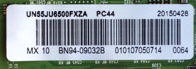 MAIN PARA TV SAMSUNG / NUMERO DE PARTE BN94-09032B / BN41-02344B / BN97-09272B / BN9409032B / PANEL CY-GJ055HGLV1H / DISPLAY LSF550FN05-K03 / MODELOS UN55HU6840 / UN55HU6840FXZA / UN55JU6500FXZA TH01 - Imagen 2
