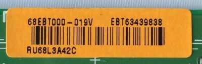 MAIN / LG EBT63439838 / EAX66242603(1.0) / EAX66242602 (1.1) / PANEL NC550DUE-VCCP1 / DISPLAY ST5461B03-3 / MODELOS 55LF6000-UB BUSCLOR / 55LF6000-UB BUSCLJR - Imagen 2