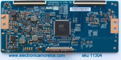 T-CON / VIZIO 55.55T29.C02 / 5555T29C02 / T500QVN03.0 / 50T32-C03 / MODELO E55-E2 LWZ2VIBS / PANEL T550QVN04.0	