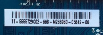 T-CON / VIZIO 55.55T29.C02 / 5555T29C02 / T500QVN03.0 / 50T32-C03 / MODELO E55-E2 LWZ2VIBS / PANEL T550QVN04.0	 - Imagen 2