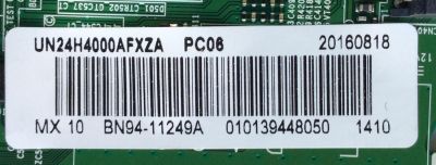 MAIN PARA TV SAMSUNG / NUMERO DE PARTE BN94-11249A / BN41-02215A / BN97-11531A / BN9411249A / PANEL V236BJ1-LE2 REV.C7 / MODELO UN24H4000 / UN24H4000AFXZA IP02 - Imagen 2