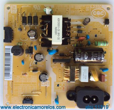 FUENTE DE PODER PARA TV SAMSUNG / NUMERO DE PARTE BN4400746A / L23S0D_EPN / BN44-00746A / L23S0DN_EPN / PANEL V236BJ1-LE2 REV.C7 / MODELOS UN24H4000 / UN24H4000AFXZA IP02 / UN24H4000AFXZA IP01 / LT24D310NHL/ZA CP01 / UN24H4000BFXZA WA01