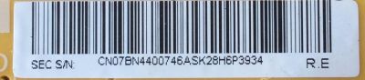 FUENTE DE PODER PARA TV SAMSUNG / NUMERO DE PARTE BN4400746A / L23S0D_EPN / BN44-00746A / L23S0DN_EPN / PANEL V236BJ1-LE2 REV.C7 / MODELOS UN24H4000 / UN24H4000AFXZA IP02 / UN24H4000AFXZA IP01 / LT24D310NHL/ZA CP01 / UN24H4000BFXZA WA01 - Imagen 2