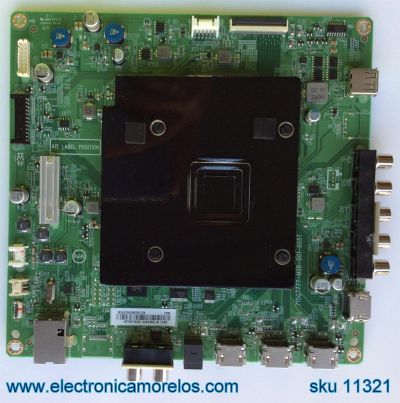 MAIN / VIZIO XGCB0QK020 / 756TXGCB0QK020 / (X)XGCB0QK020020X / 715G7777-M01-B01-005T / PANEL TPT650UA-QVN06.U REV:S600A / MODELO E65-E1 LTMWVKBS