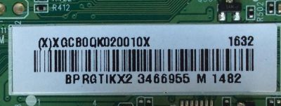 MAIN / VIZIO XGCB0QK020 / 756TXGCB0QK020 / (X)XGCB0QK020020X / 715G7777-M01-B01-005T / PANEL TPT650UA-QVN06.U REV:S600A / MODELO E65-E1 LTMWVKBS - Imagen 2