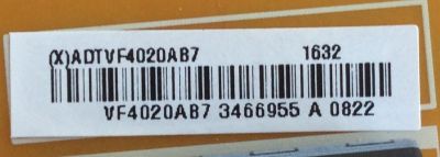 FUENTE DE PODER / VIZIO ADTVF4020AB7 / VF4020AB7 / 715G7374-P01-001-002S / PANEL TPT650UA-QVN06.U REV:S600A / MODELO E65-E1 LTMWVKBS - Imagen 2