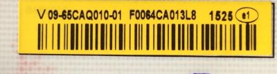 FUENTE DE PODER / VIZIO 09-65CAQ010-01 / 1P-114A800-1011 / PANEL V650HP1-PS6 REV:C1 / MODELO E65-C3 LFTIRYAR - Imagen 2