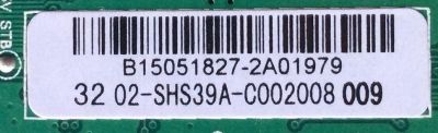 MAIN / FUENTE / SANYO B15051827 / 02-SHS39A-C002008 / TP.MS3393T.PB79 / 3MS3393X-2 / MODELO FW32D25T / PANEL LVF320BEDX E1 V1	 - Imagen 2