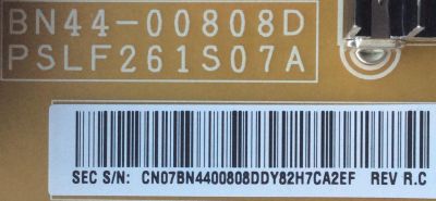 FUENTE / SAMSUNG BN44-00808D / SUSTITUTA BN44-00808E / UA65KU6200JXXZ / UA65KU6310JXXZ / UA65KU6300JXZK / UA65KU6300JXXZ / UA65KUC30SJXXZ / UA65KU6000KXXM / UA65KU7350RXUM / UA65KU7350RXEG / UA65KU7350RXTW / UA65MU6103 / NOTA: MAS MODELOS EN DESCRIPCION - Imagen 2