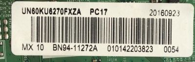 MAIN PARA TV SAMSUNG / NUMERO DE PARTE BN94-11272A / BN41-02528A / BN97-10660B / PANEL CY-GK060HGSV2H / MODELO UN60KU6270 / UN60KU6270FXZA EA01 - Imagen 2
