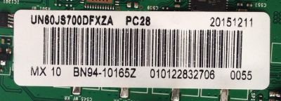 MAIN / SAMSUNG BN94-10165Z / BN41-02344D / BN97-10061R / MODELO UN60KU6270FXZA EA01 / PANEL CY-TJ060HGSV3H	 - Imagen 2