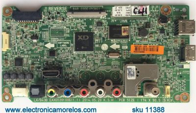 MAIN / LG EBT62841587 / EAX65391006(1.1) / EBR77616664 / PANEL HC550DUN-VSHS2-11XX / SUSTITUTAS EBT62841583 / EBT62841571 / EBT62841558 / EBT62841576 / EBT62841561 / EBT62841578 / MODELOS 55LF6000-UB BUSCLOR / 55LB5900-UV BUSCLJR