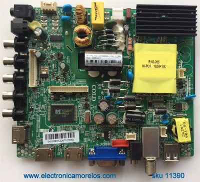 MAIN / FUENTE / (COMBO) / ELEMENT 66H10611 / CV3393BH-U39 / MODELO ELEFW4016 / PANEL LSC400HN02	